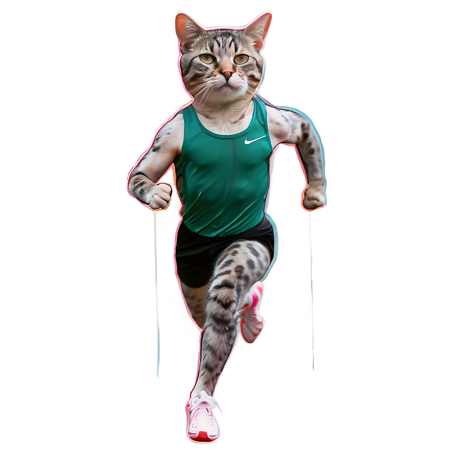 Athletic Cat Meme Png 39 PNG image