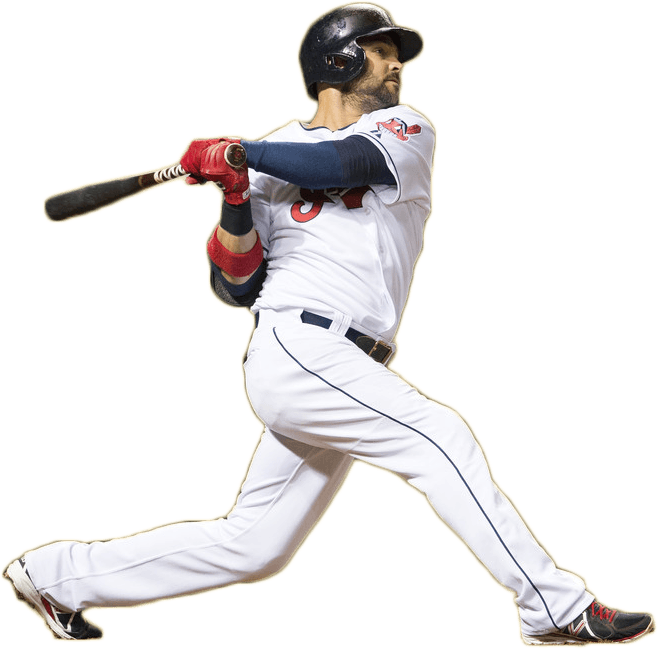 Atlanta Braves Baseball Player Swing PNG image