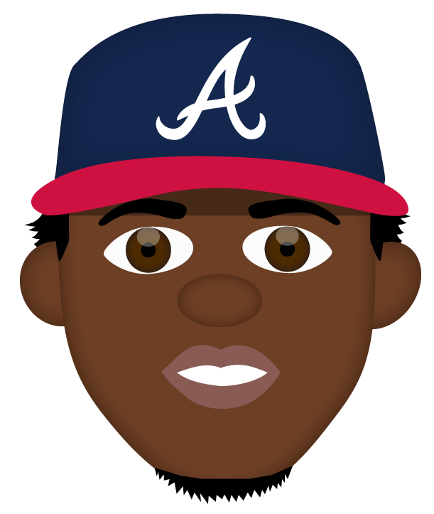 Atlanta Braves Cartoon Player Portrait PNG image