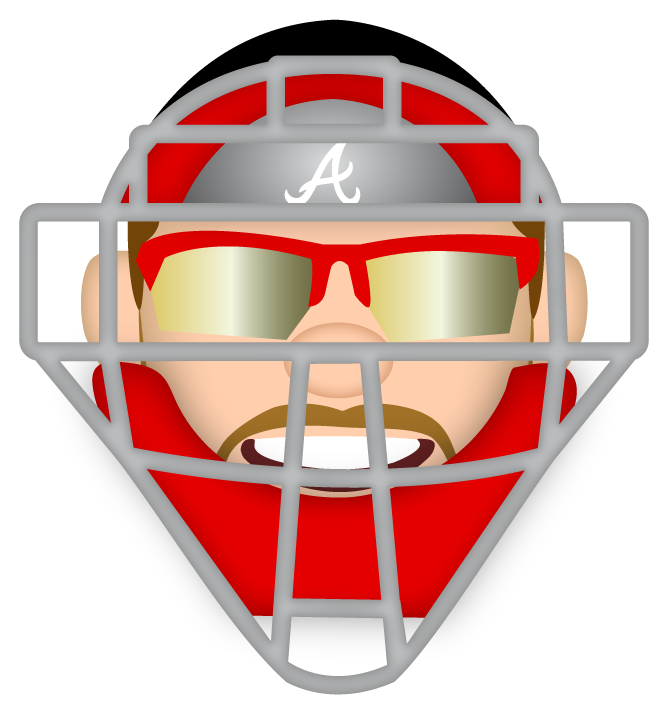 Atlanta Braves Catcher Emoji PNG image