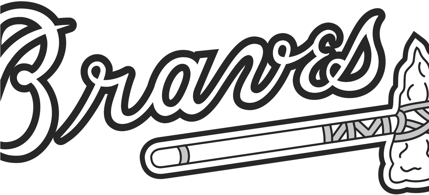 Atlanta Braves Logo Scriptand Tomahawk PNG image