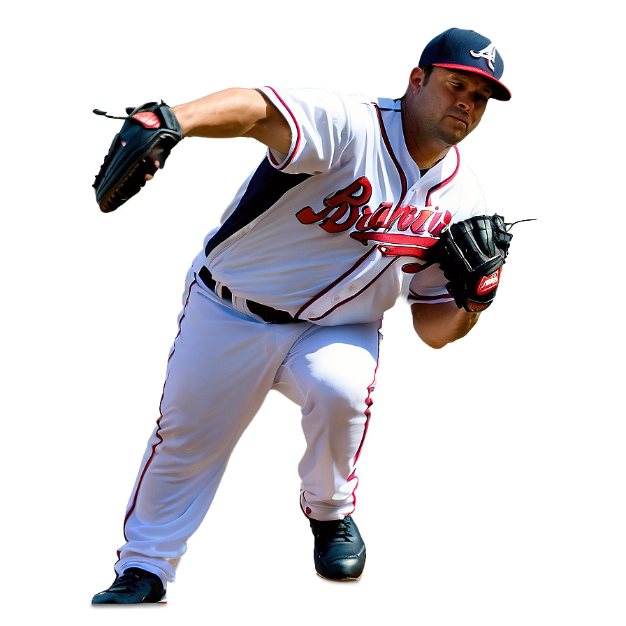 Atlanta Braves Pitcher Action Png Tnn88 PNG image