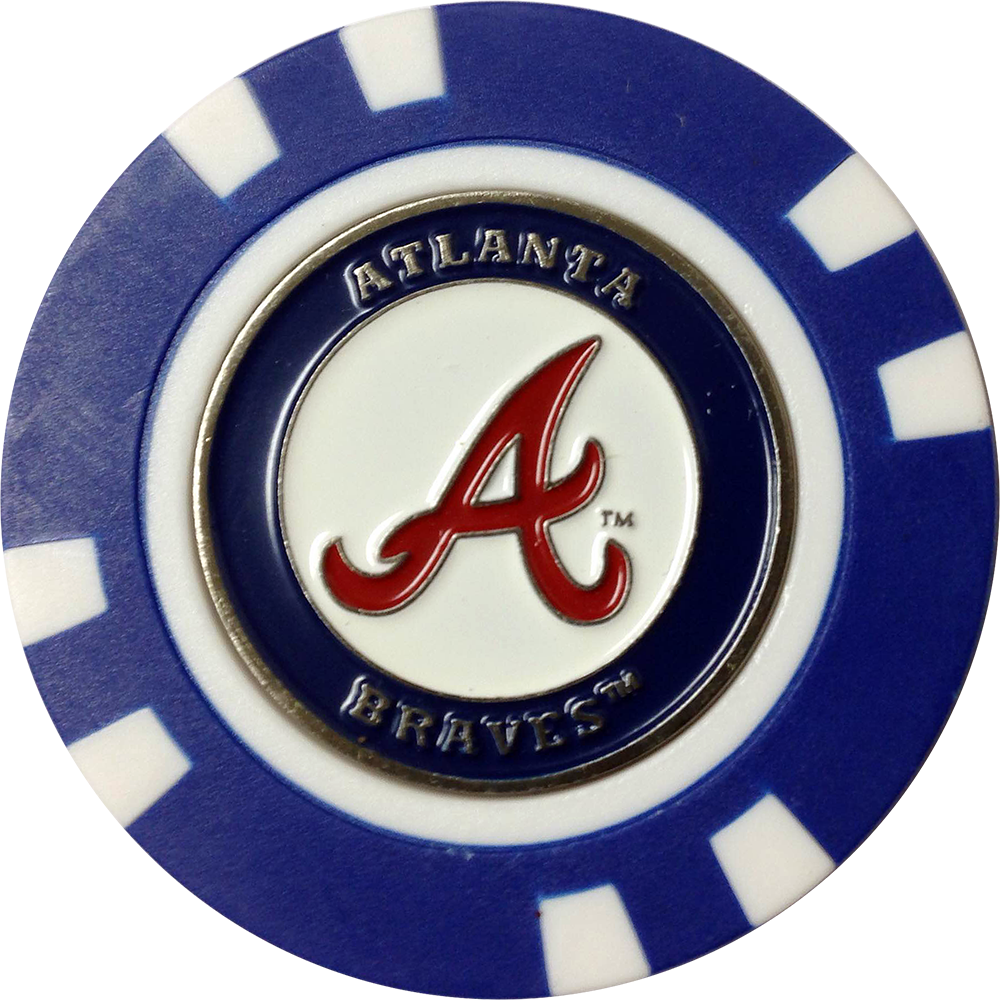 Atlanta Braves Poker Chip PNG image