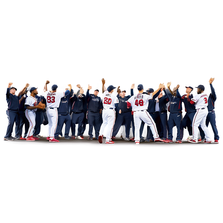 Atlanta Braves Victory Celebration Png Lac11 PNG image