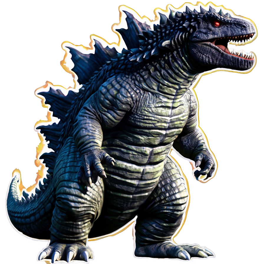 Atomic Breath Godzilla Png 05212024 PNG image