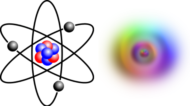 Atomic Structure Comparison PNG image