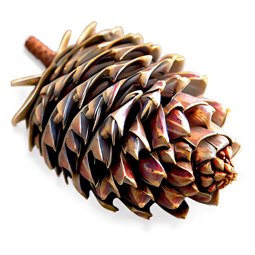 Auburn Pine Cone Png 06252024 PNG image