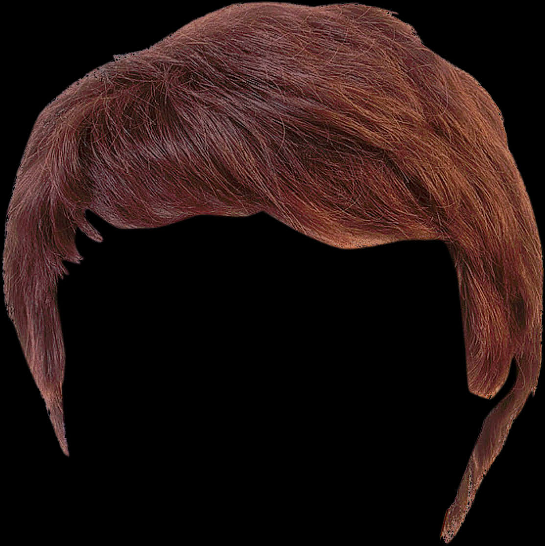 Auburn Side Swept Hairstyle.png PNG image