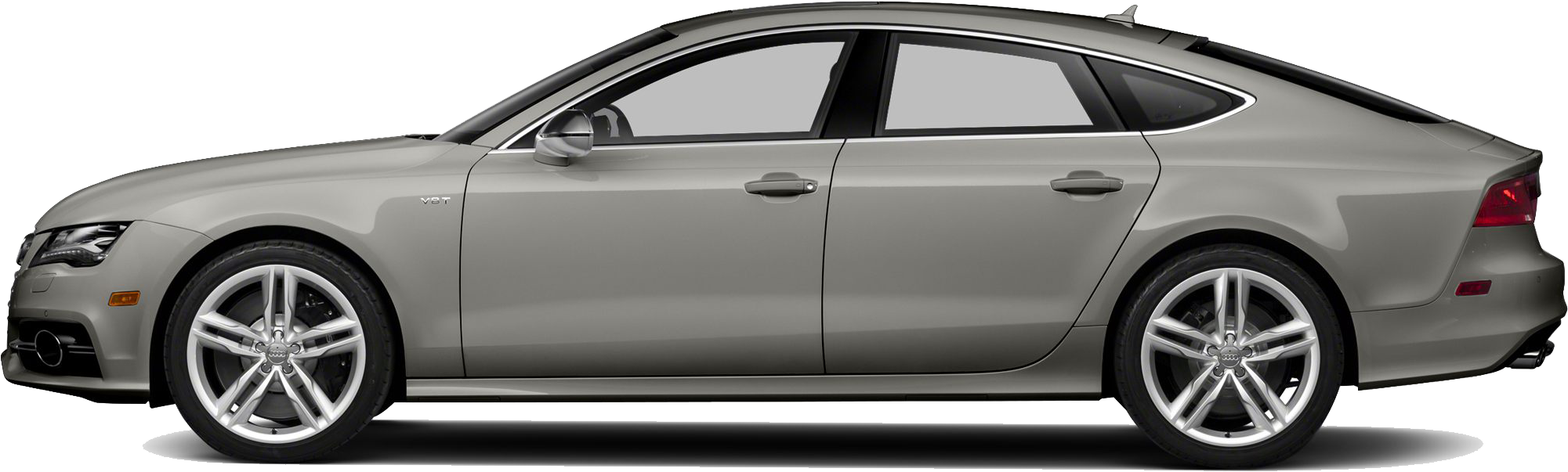 Audi Luxury Sedan Side View PNG image