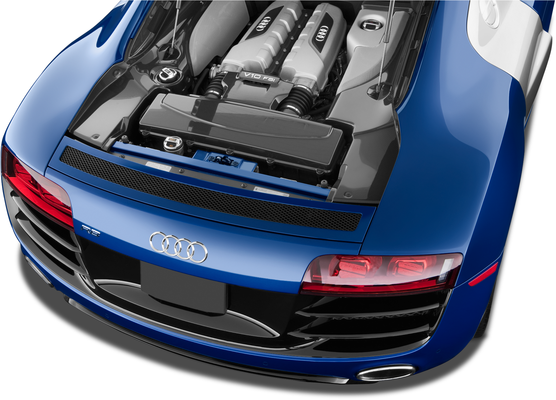 Audi R8 V10 Engine Exposure PNG image