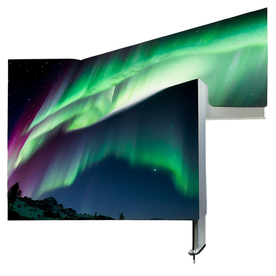 Aurora Borealis C PNG image