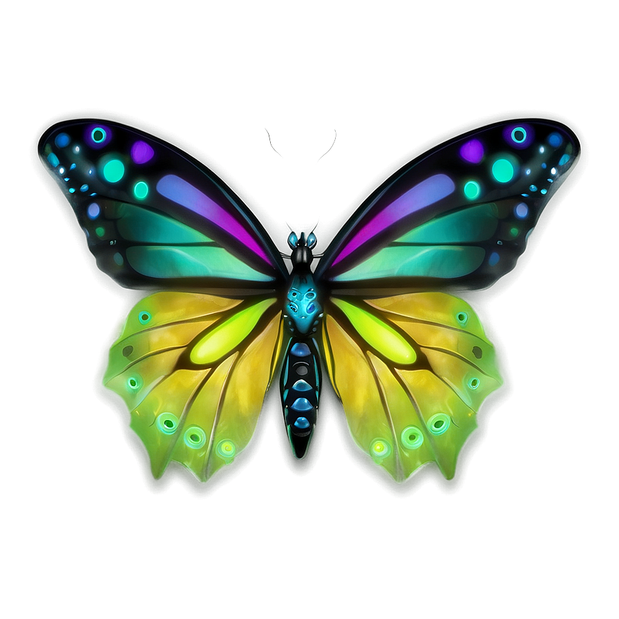 Aurora Glow Butterfly Png 85 PNG image