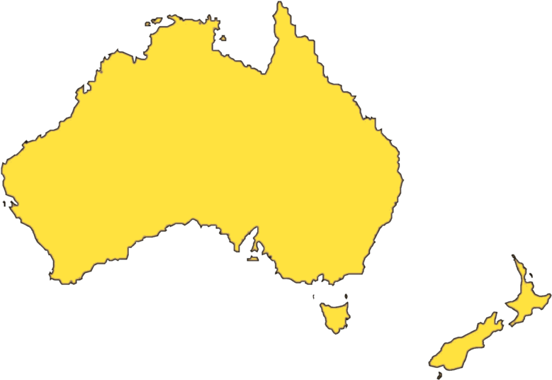 Australia Map Silhouette PNG image