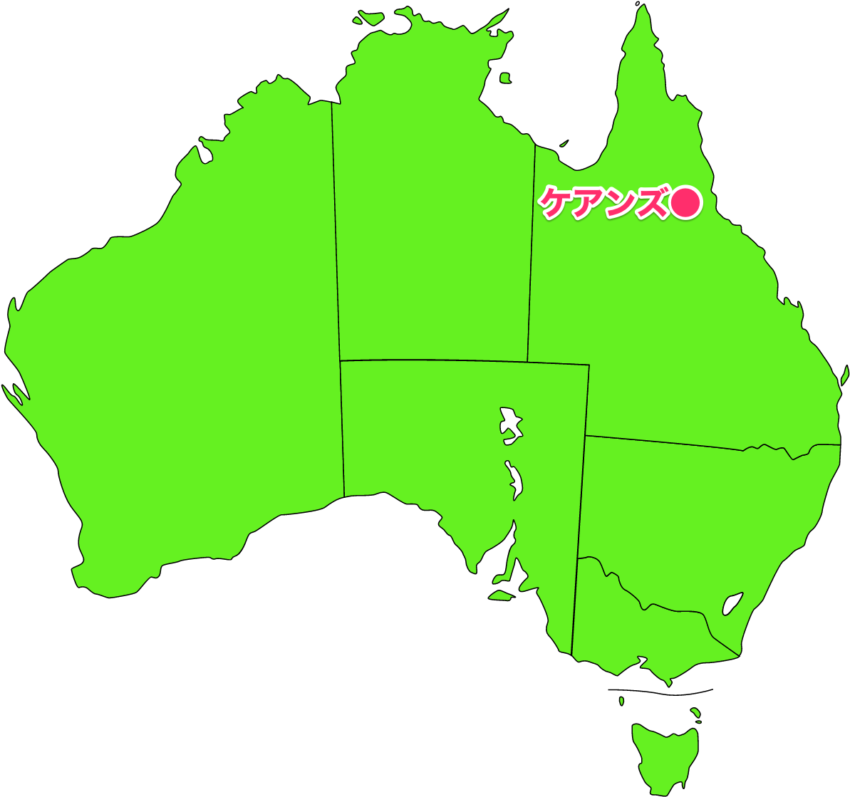 Australia Mapwith Japanese Text PNG image