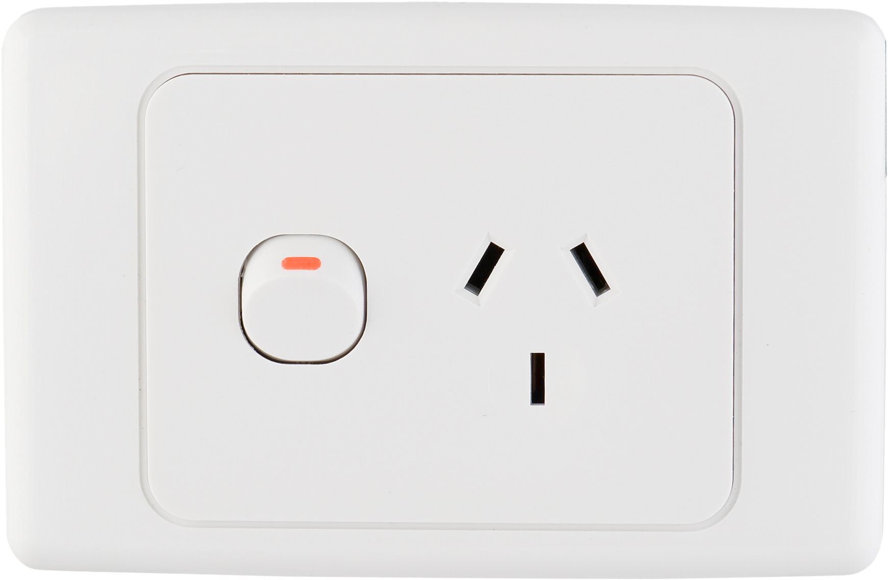 Australian Power Outletwith Switch PNG image