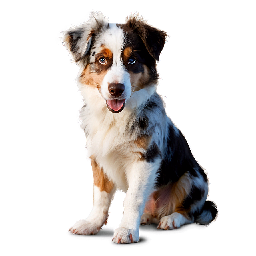 Australian Shepherd At Sunset Png The PNG image