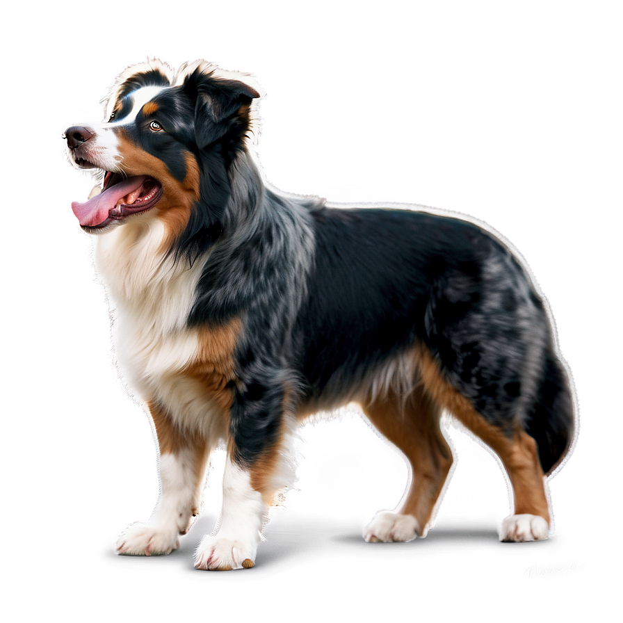 Australian Shepherd Barking Png Enb5 PNG image