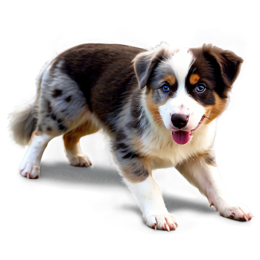 Australian Shepherd Eating Png Anm PNG image