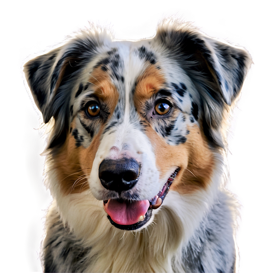 Australian Shepherd In Field Png Gnp3 PNG image