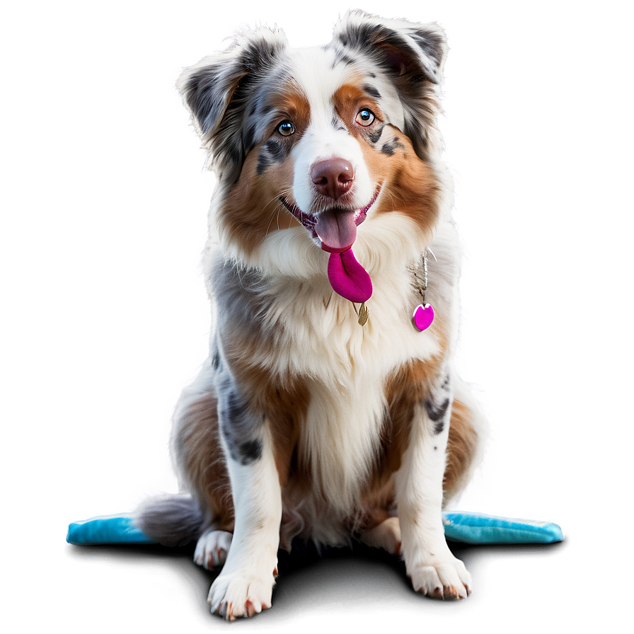 Australian Shepherd In Winter Png 82 PNG image