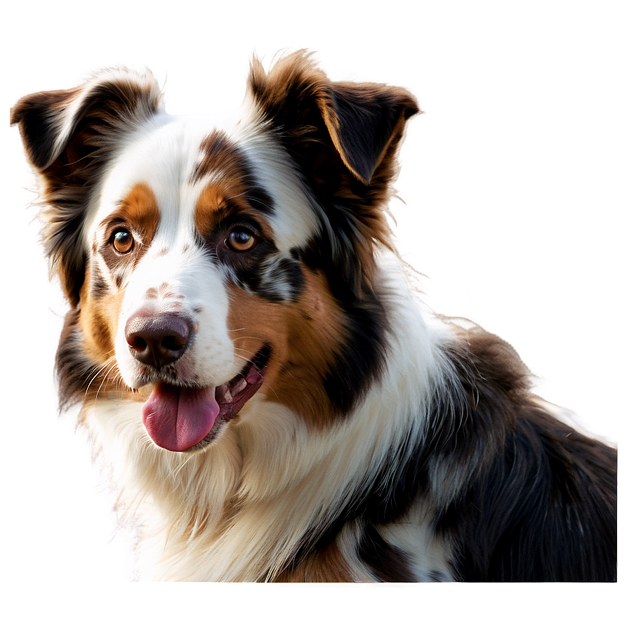 Australian Shepherd Portrait Png 80 PNG image