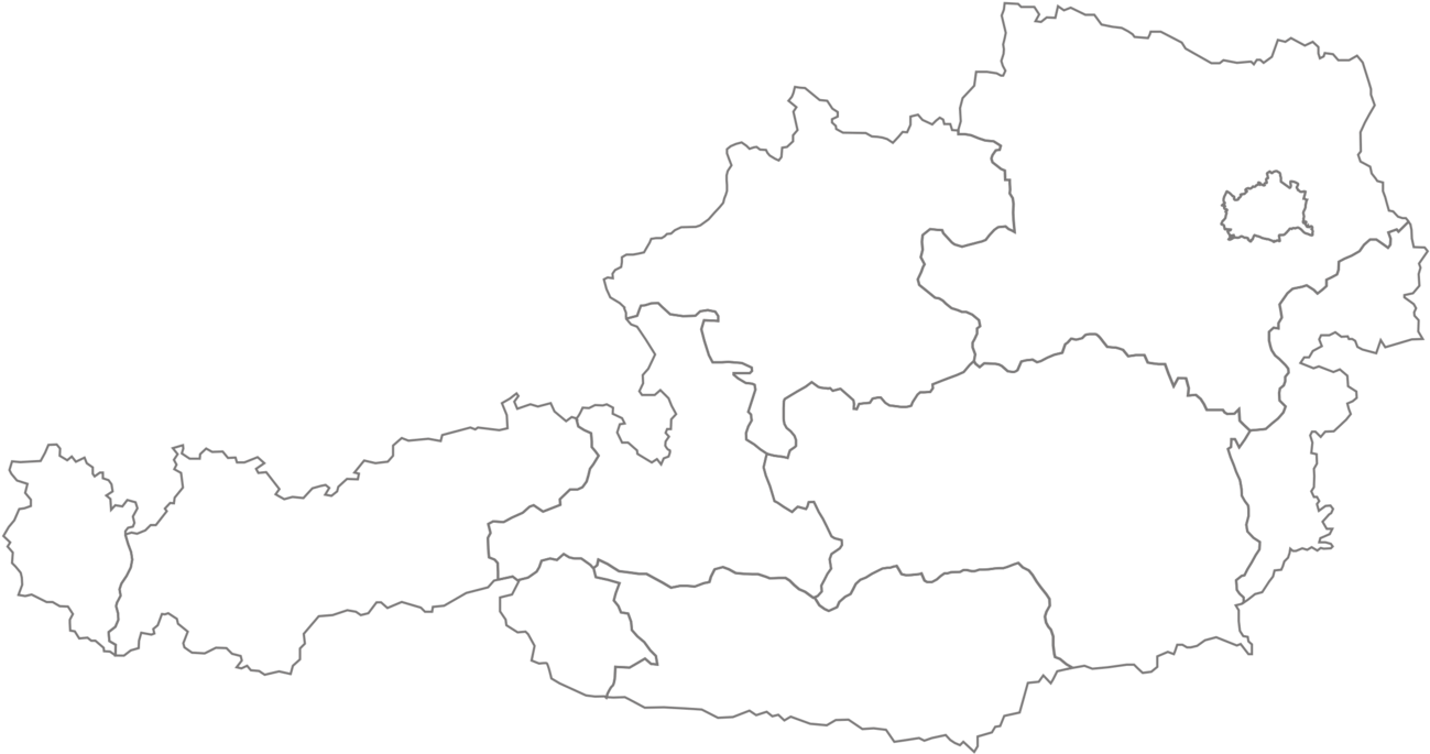 Austria Outline Map PNG image