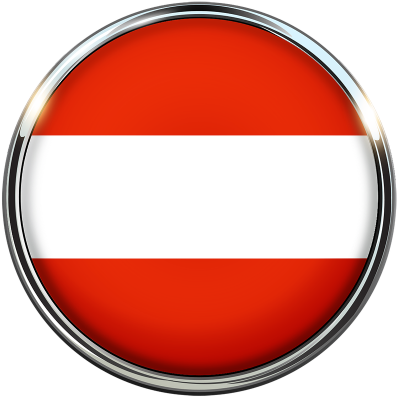 Austrian_ Flag_ Button PNG image