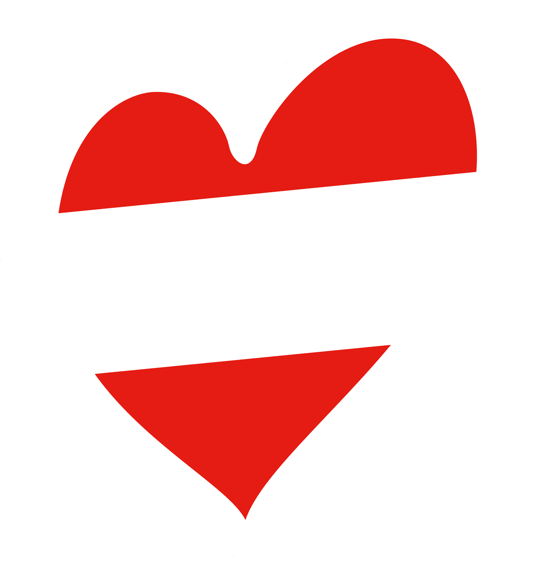 Austrian Heart Flag Graphic PNG image