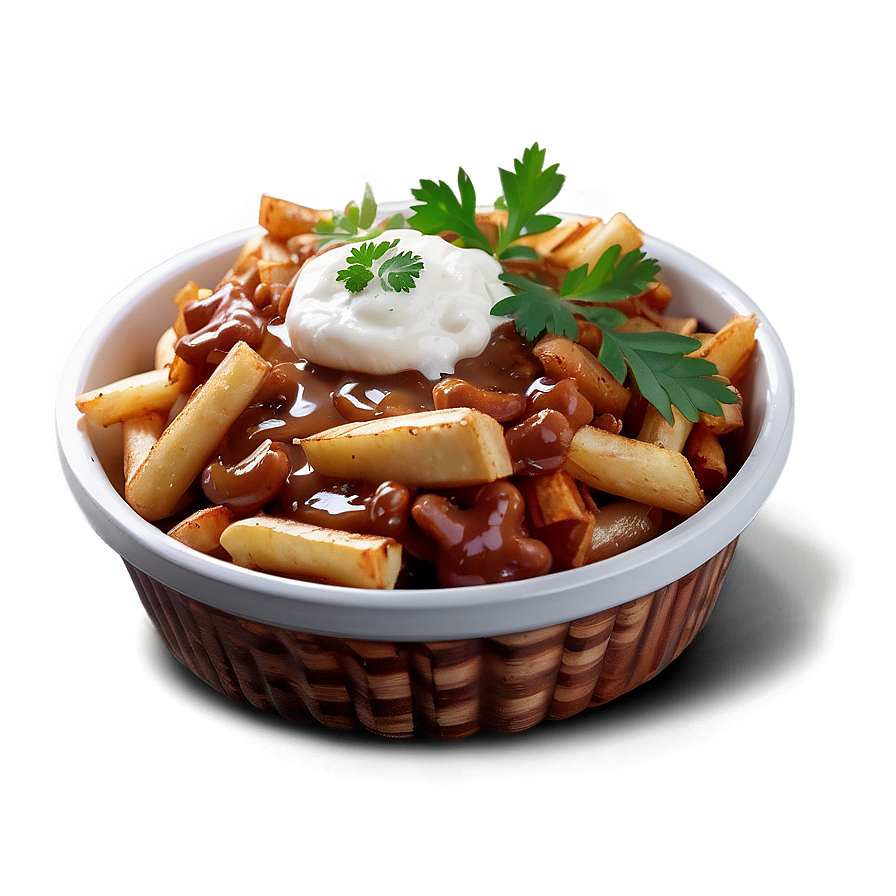 Authentic Quebec Style Poutine Png 37 PNG image