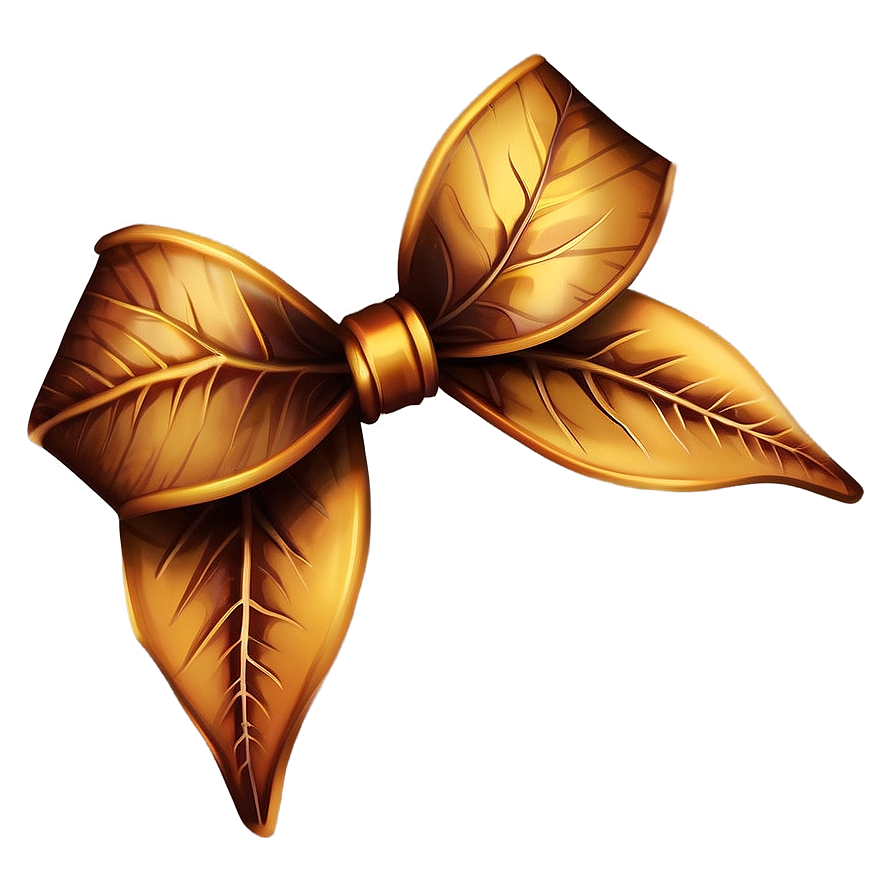 Autumn Leaves Bow Png 14 PNG image