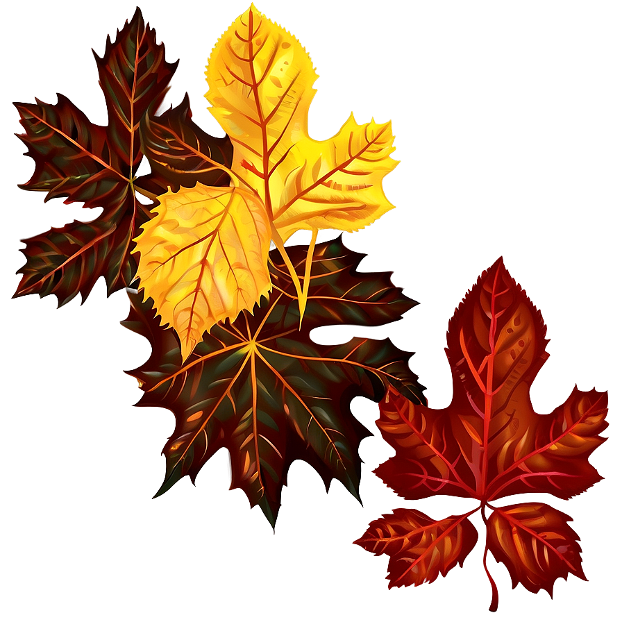 Autumn Leaves Clipart Png Sac43 PNG image