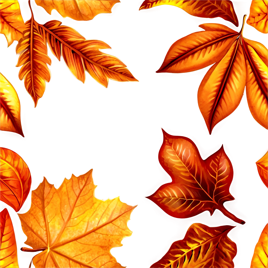 Autumn Leaves Collection Png Nxj PNG image