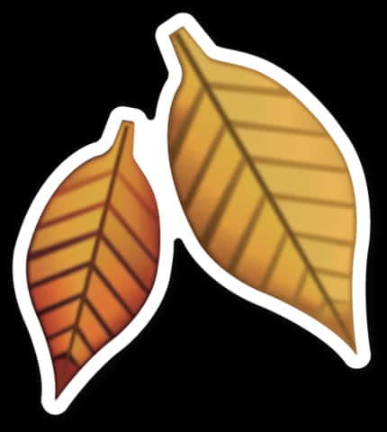 Autumn Leaves Emoji PNG image