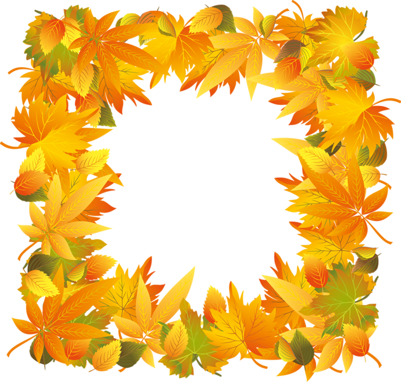Autumn Leaves Frame.png PNG image