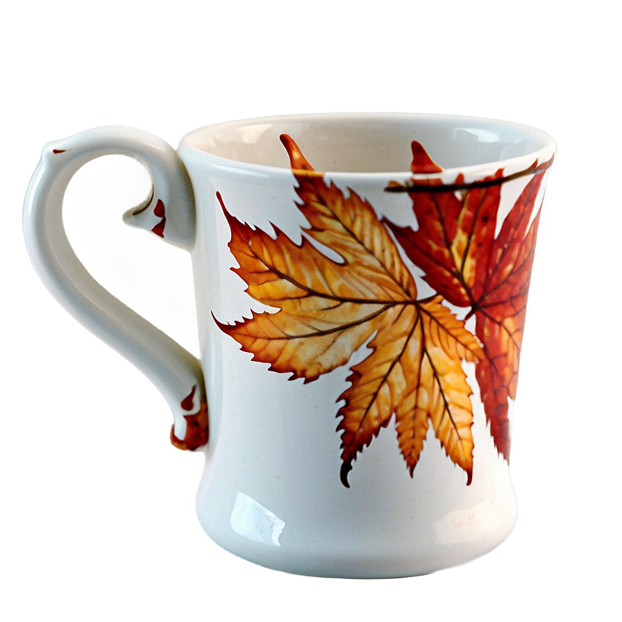 Autumn Leaves Mug Png Ysl PNG image