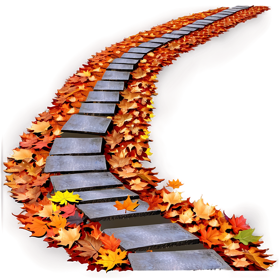 Autumn Leaves Path Png 06202024 PNG image