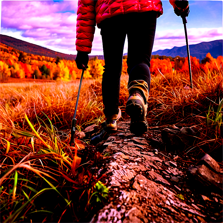 Autumn Mountain Hike Png 32 PNG image