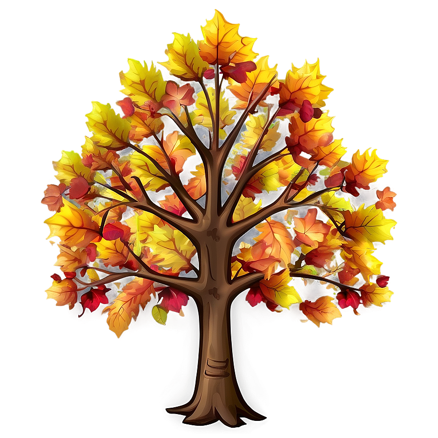 Autumn Oak Tree Png 78 PNG image