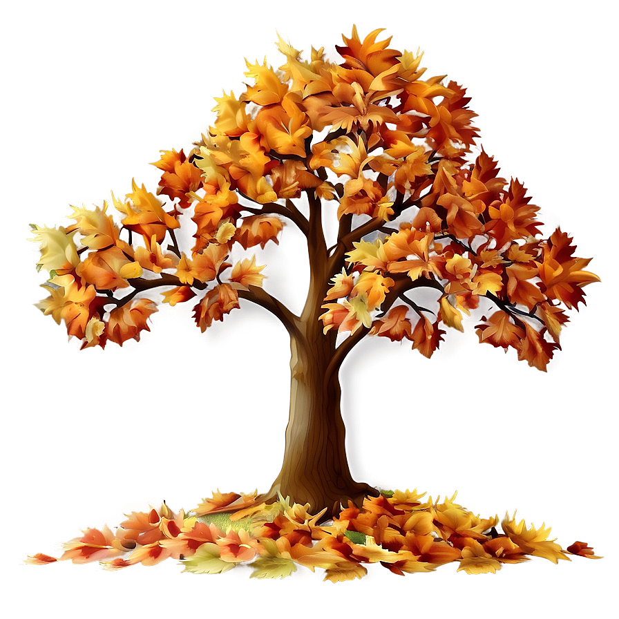 Autumn Oak Tree Png 78 PNG image