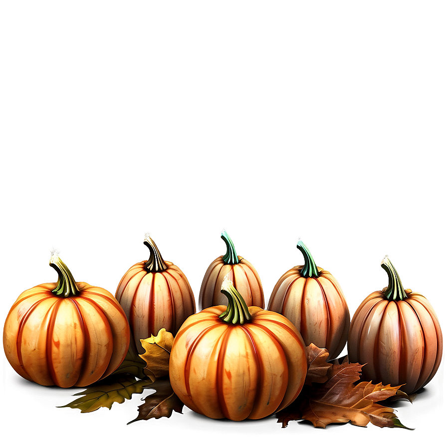 Autumn Pumpkin Decor Png 32 PNG image