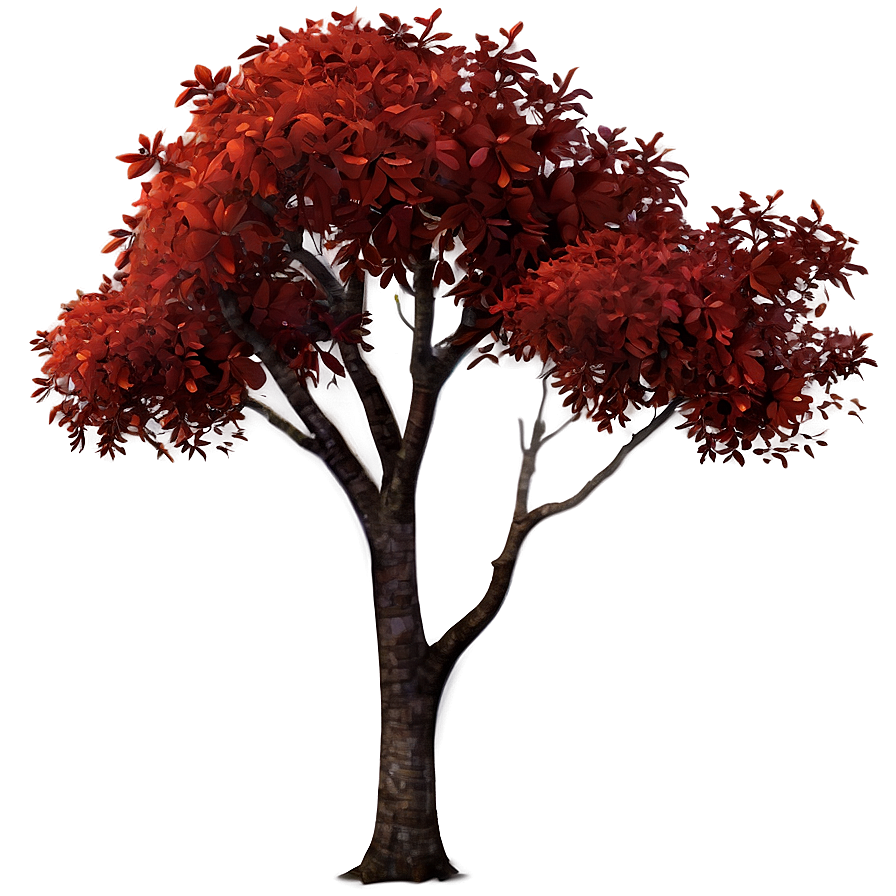 Autumn Red Tree Image Png 96 PNG image