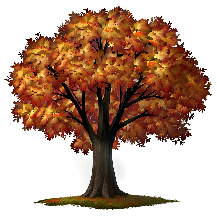 Autumn Tree In Park Png 06122024 PNG image