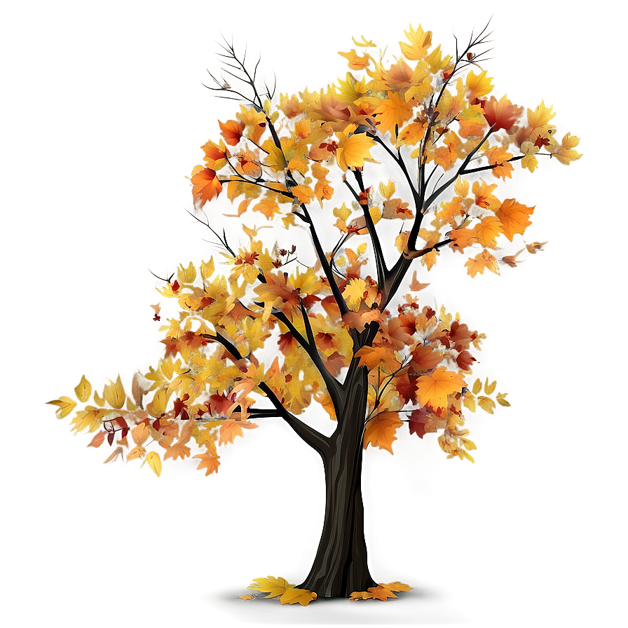 Autumn Tree Scene Png 40 PNG image