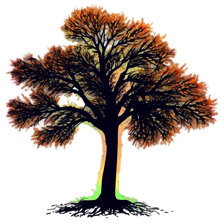 Autumn Tree Sunset Png 64 PNG image