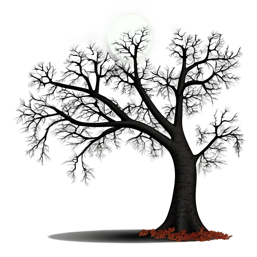 Autumn Tree With Moon Png Wvp PNG image