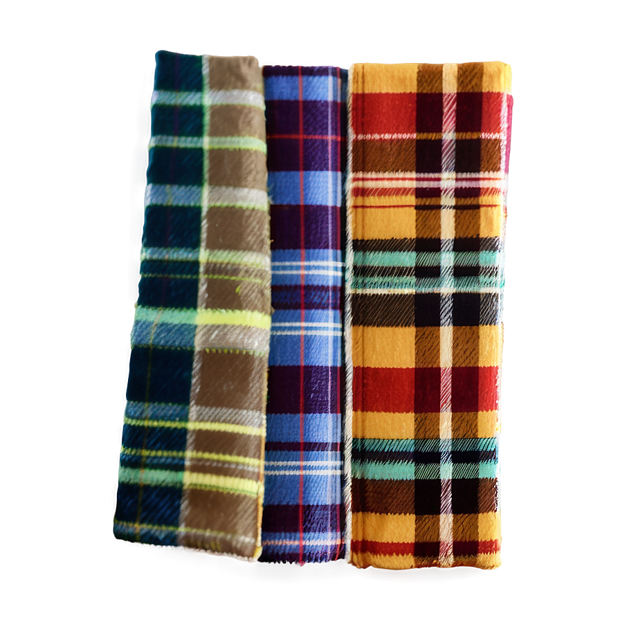 Autumnal Plaid Fabric Png Jub PNG image