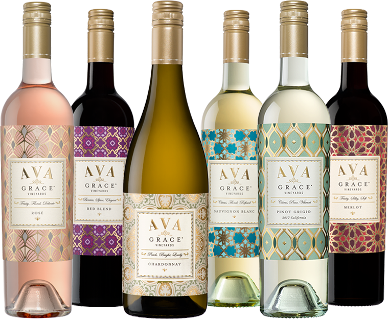 Ava Grace Vineyards Wine Collection PNG image