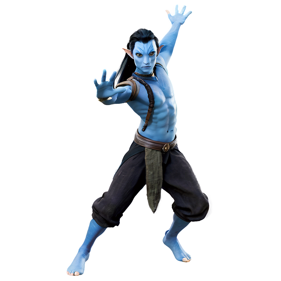 Avatar In Action Pose Png Sgr PNG image