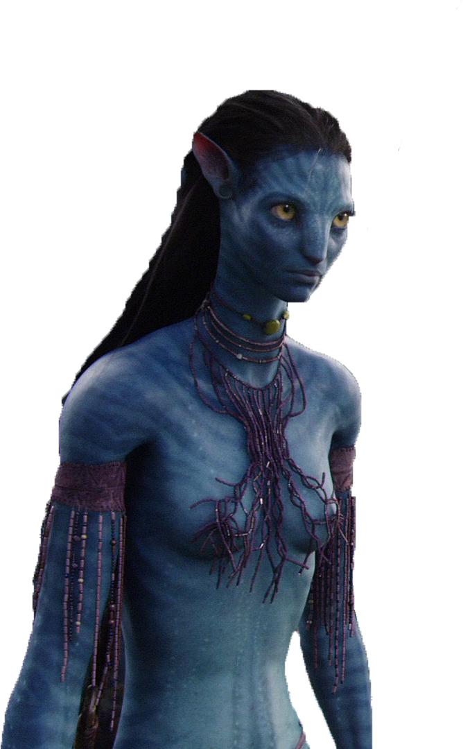 Avatar Na'vi Character Portrait PNG image