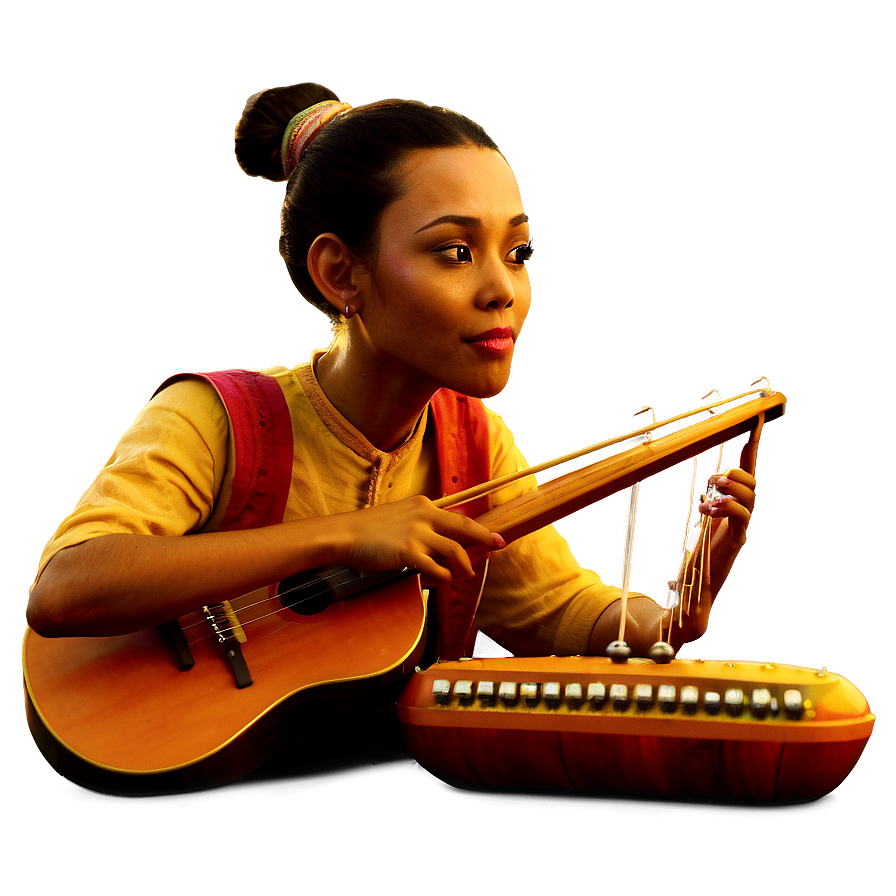 Avatar With Musical Instrument Png Tah PNG image